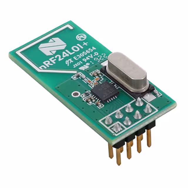 NRF24L01P-MODULE-PCB Nordic Semiconductor ASA  Cartes de kits d'évaluation et de développement RF